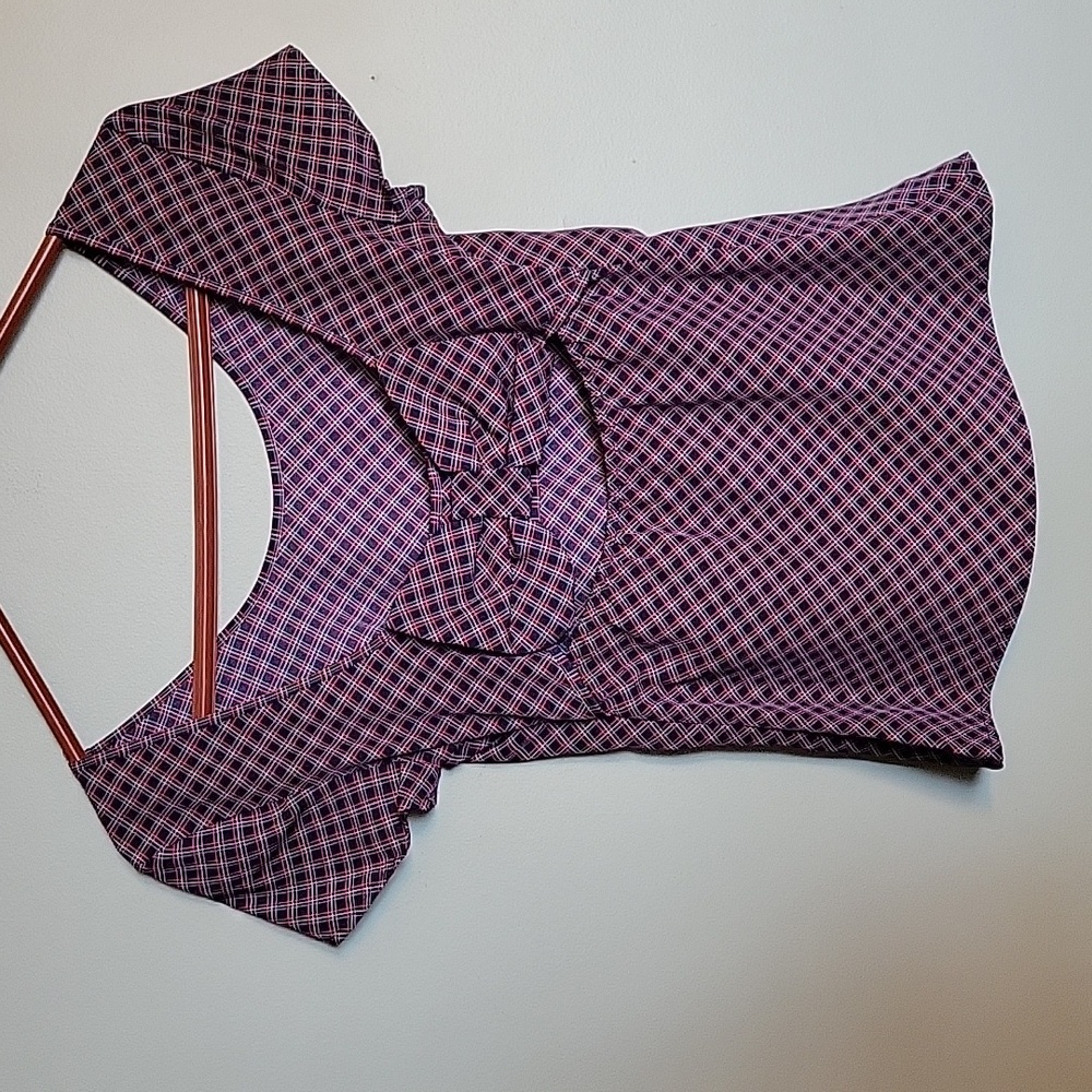 Women's Keds XS fitted shirt bow back